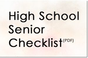High School Senior College Checklist Plan for Scholarships (PDF)