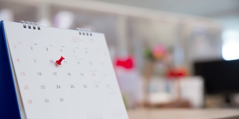 calendar schedule, how long it takes to process scholarships